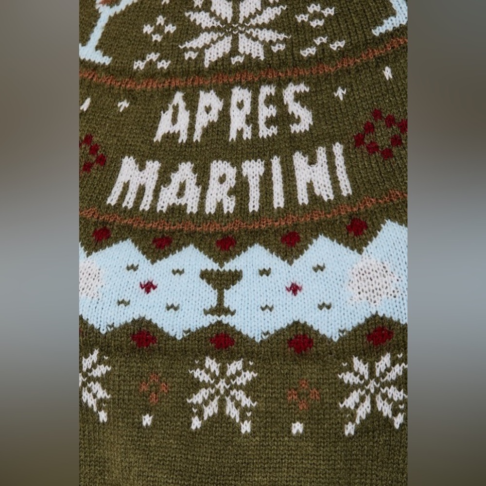 Apres Martini Raglan Graphic Holiday Sweater - Picture 4 of 4